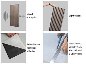 Akuslat Fabricant professionnel Fournisseur Lamelle de bois Peler et <span class=keywords><strong>coller</strong></span> Panneau <span class=keywords><strong>mural</strong></span> 3d auto-adhésif écologique - Product Image 3