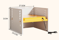 Plaque chauffante 25W pour poussins, chauffage pour volailles, poussins et cailles, économie d'énergie, écologique