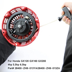Conjunto de Arranque por Tirón GX160 (Palancas de Varilla Recta) con Arrancador de Retroceso de Repuesto para Reparación de Motores GX120 GX200 4HP 5.5HP 6.5HP - Product Image 3