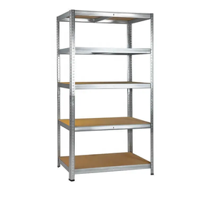 Vente en gros Rayonnage <span class=keywords><strong>de</strong></span> <span class=keywords><strong>garage</strong></span> sans boulon à 5 niveaux 5 niveaux Étagères <span class=keywords><strong>de</strong></span> stockage d'atelier Étagères en métal robuste - Product Image 1
