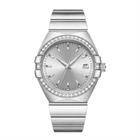 Montre mécanique automatique pour homme, haute qualité, vente en gros, logo personnalisé, directement de l'usine, montre-bracelet professionnelle
