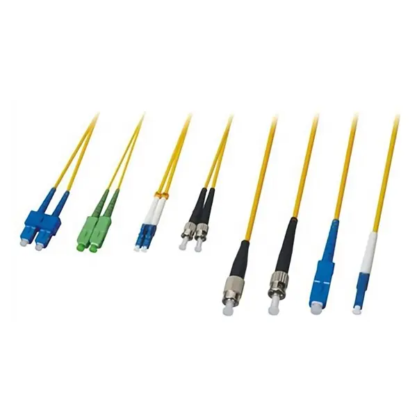 Connecteur monomode/multimode Simplex/Duplex SC/FC/LC/ST/MTRJ/MU/DIN UPC APC cordon de raccordement à fibres optiques