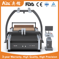 Machine de découpe de tapis à couteau oscillant CNC pour tapis imprimés, tapis et tissus avec garantie de 3 ans