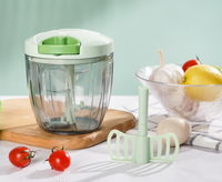 Presse-agrumes manuel portable et durable pour légumes, 500 ml, rapide, facile à nettoyer, en plastique, pour salade, salsa, guacamole