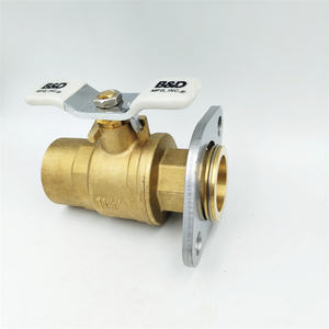 Voll bohrung 1 Zoll 1 "ISO Pn40 Flansch anschluss Schweiß Schnell abschaltung Absperr ventil Kugel hahn Flansch Messing Flansch ventil - Product Image 6