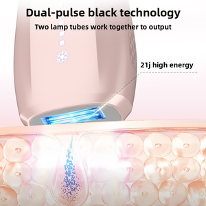 Nouvelle Arrivée 2026 – Épilateur Laser IPL <span class=keywords><strong>à</strong></span> Double Lampe Saphir Personnalisé, Refroidissement Glace Violette, pour Épilation <span class=keywords><strong>à</strong></span> <span class=keywords><strong>Domicile</strong></span> pour Femmes - Product Image 3