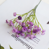 Bouquet de Gypsophile Artificielle Faite à la Main en Plastique pour Centre de Table de Mariage, Composition Florale pour Décoration Maison et Fêtes