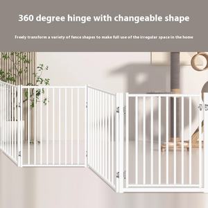 Petits et moyens chiens garde-corps pliable <span class=keywords><strong>barrière</strong></span> de porte pour animaux de compagnie cage de <span class=keywords><strong>chien</strong></span> clôture d'isolation rail de séparation parc pour <span class=keywords><strong>barrière</strong></span> de <span class=keywords><strong>chien</strong></span> - Product Image 4