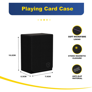 Estuche <span class=keywords><strong>de</strong></span> Cuero PU Personalizado con Logotipo, para un Solo Mazo <span class=keywords><strong>de</strong></span> <span class=keywords><strong>Cartas</strong></span>, <span class=keywords><strong>de</strong></span> Primera Calidad, para <span class=keywords><strong>Cartas</strong></span> <span class=keywords><strong>de</strong></span> Póker Estándar, Venta al Por Mayor <span class=keywords><strong>de</strong></span> Fábrica - Product Image 6