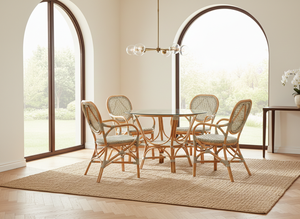 Jamaica <b>Bistro</b> Dining Set Modern Stylish <b>Table</b> <b>and</b> <b>Chairs</b> for a Cozy <b>and</b> Elegant Dining Room Atmosphere - Product Image 4
