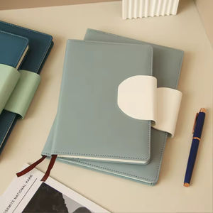 Carnet à couverture rigide promotionnel à impression personnalisable en cuir écologique portable et durable - Product Image 4