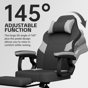 Silla <span class=keywords><strong>de</strong></span> juegos <span class=keywords><strong>de</strong></span> carreras ergonómica con respaldo alto extensible con reposabrazos deslizantes y soporte lumbar <span class=keywords><strong>para</strong></span> sala <span class=keywords><strong>de</strong></span> estar y uso <span class=keywords><strong>de</strong></span> computadora - Product Image 4
