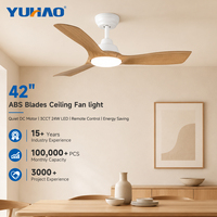 Ventilateur de plafond BLDC 42 pouces avec télécommande, 3 pales en ABS, pour la maison, la salle à manger, la chambre d'enfant, fabrication OEM ODM