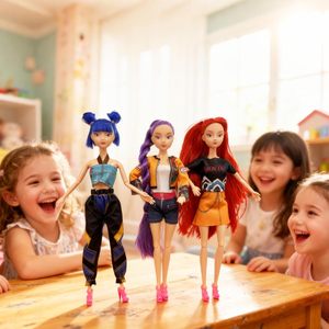 Demon Hunters Toys – ensemble de poupées articulées de 11,5 pouces avec articulations mobiles, lot de 3 figurines de collection pour fans et filles - Product Image 6