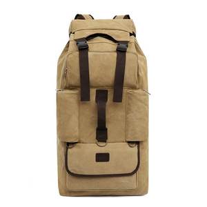 Mochila de Senderismo Impermeable de Lona de 110L para Montaña, Viajes, Campamento, Excursionismo, Montañismo, Escalada, Mochila de Día - Product Image 5