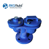 RKSfluid Cerberus Series PN16 Válvula de aire de doble bola Agua limpia DN65 Estructura reductora de presión
