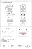 Transformador de Audio de 5 Pines Enchufable EI-14 de 600 Ohmios: Transformador de Señal de Audio Aislado 1:1CT de 600 Ohmios 300HZ-3.5KHZ