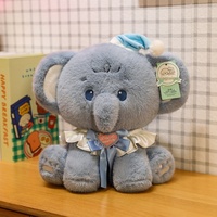 Peluche anti-stress brodée animaux marins, super douce, finition brillante, rembourrée en coton PP, cadeau idéal pour les petites princesses - Meilleure vente