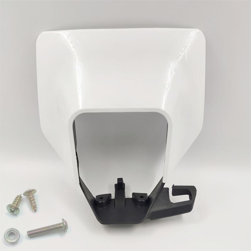 Carcasa de lámpara blanca (incluye tornillos)