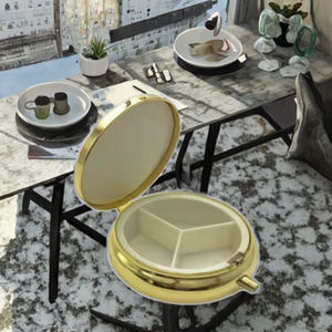 กล่องยาโลหะพกพา 3 ช่อง ดีไซน์หรูหรา สำหรับใส่กระเป๋าหรือกระเป๋าถือ ใช้จัดเก็บวิตามินและยา ผลิตภัณฑ์ส่งเสริมการขาย - Product Image 4