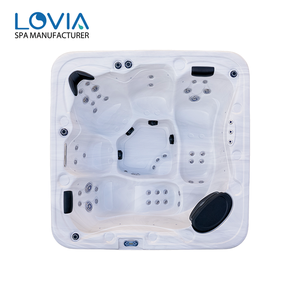 LOVIA Jacuzzi extérieur à <span class=keywords><strong>prix</strong></span> avantageux, spa Balboa écoénergétique, bain à remous extérieur, baignoire de massage Jacuzzi pour 5 personnes - Product Image 2