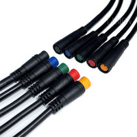 Connecteur étanche IP65 2 broches 3 broches M8 mâle femelle, câble de connexion étanche pour extérieur