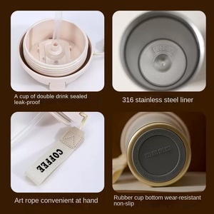 <span class=keywords><strong>Taza</strong></span> termo de oficina de <span class=keywords><strong>diseño</strong></span> clásico, <span class=keywords><strong>taza</strong></span> de regalo de negocios de 350ml <span class=keywords><strong>para</strong></span> actividades de la empresa, logotipo personalizado, letras a mano - Product Image 2