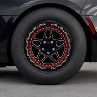Jantes forgées billette Beadlock 15x10 15x12 18x11 5x114.3 5x115 sans préparation pour Drag Racing Challenger Charger Hellcat – Jantes personnalisées