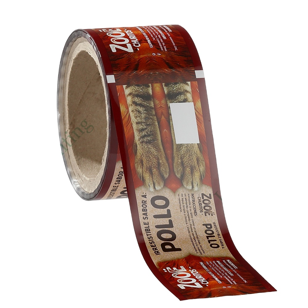 Custom Printed Foil Laminated Aluminum Plastic Snack Food Packaging Roll for Potato Chips Coffee Tea