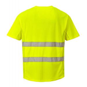 PORTWEST-Camiseta amarilla de alta visibilidad C394YERM Mesh Cotton Comfort-EAN 5036108251377 ROPA DE TRABAJO DE LA HI-VIS - Product Image 2