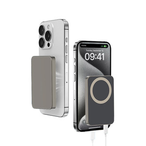 5000mAh <span class=keywords><strong>Mag</strong></span> Powerbank Pour iPhone 13 12 Mini 15Pro 14Pro Max Pour Magnétique Sans Fil <span class=keywords><strong>Safe</strong></span> Power Bank Téléphone Mobile <span class=keywords><strong>Batterie</strong></span> <span class=keywords><strong>Externe</strong></span> - Product Image 1