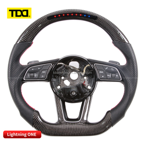 พวงมาลัยคาร์บอนไฟเบอร์แบบสปอร์ต TDD LED สำหรับ Audi A3/A4/A5/A6/A7/A8/Q5/Q7/TT/RS3 RS4 RS6 แบบกำหนดเอง - Product Image 4