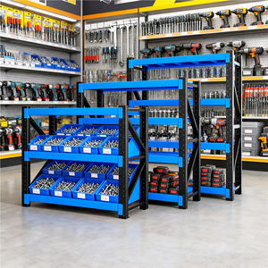 ברזל אנטי חלודה עמיד רב-שכבתית תצוגה מתלה מדפים גונדולה - Product Image 1