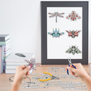 Kit de modèle de puzzle en acier inoxydable <span class=keywords><strong>3D</strong></span> à assembler <span class=keywords><strong>Piececool</strong></span>, animaux en métal DIY, puzzles <span class=keywords><strong>3D</strong></span> pour adultes - Product Image 5