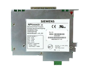 แหล่งจ่ายไฟแบบโมดูลาร์ Siemens A5E30947477-H3 รุ่นใหม่ CV3 DC 24V สำหรับติดตั้งบนแผงควบคุมอุตสาหกรรม แบบเอาต์พุตเดี่ยว - Product Image 2