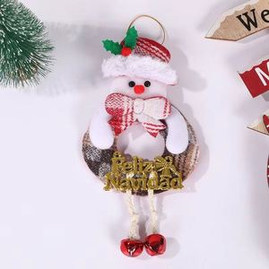 Low MOQ Custom <b>Christmas</b> Bells Ornaments: Fabric <b>Reindeer</b>/Santa Holiday Event Decor (Wholesale) - Product Image 2