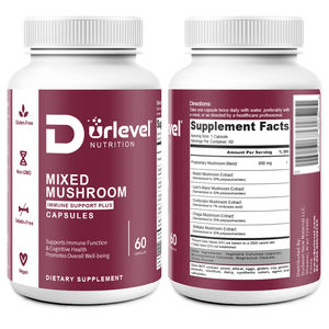 优质混合蘑菇复合物 | 有机狮子鬃毛灵芝Chaga混合物 - Product Image 3