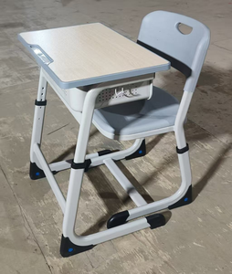 Miglior Set di Scrivania e Sedia in Metallo Personalizzabile per Studenti, Set di Sedie e Tavoli per Aule Scolastiche - Product Image 1