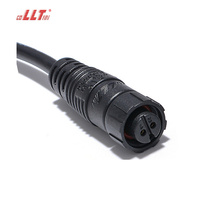 Connecteur de câble étanche LLT 110V 10A M12 2 3 4 5 6 7 8 broches, petite taille, IP65, mâle/femelle, connecteur électrique étanche