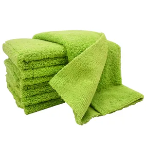 400gsm Edgeless Microfiber तौलिया अल्ट्रासोनिक काटने Microfiber कपड़ा