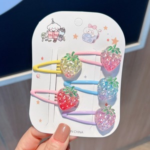 5 pinces à cheveux <span class=keywords><strong>BB</strong></span> queue de sirène dessin animé mignonnes et adorables pour enfants, filles, avec fleurs faites à la main, accessoires pour cheveux - Product Image 6