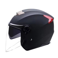 Nouveau Casque Moto Modulaire 3/4 Ouvert ABS pour Moto, Cyclomoteur, Bobber, Pilot, Crash, Chopper - Accessoire de Conduite