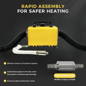 Alles-in-één nieuwe verwarming <span class=keywords><strong>12V</strong></span> draagbare parkeer verwarming <span class=keywords><strong>diesel</strong></span> model voor camper, vrachtwagen en auto's - Product Image 3