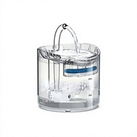 Fontaine à eau pour chat intelligente à filtration automatique, nouvelle conception, 1,8 L, étanche IPX5, prise universelle, vente en gros