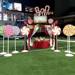 Decoración de Caramelos de Fibra de Vidrio Personalizada a Tamaño Real, Accesorios <span class=keywords><strong>Gigantes</strong></span> de Helado y Piruleta para Candy <span class=keywords><strong>Land</strong></span> - Product Image 5