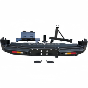 Accesorios para Auto YBJ, Parachoques Trasero de Acero para Land Cruiser FJ79 LC76 <span class=keywords><strong>PICK</strong></span> <span class=keywords><strong>UP</strong></span> con Soporte para Llanta y Soporte para Tanque de Combustible, Barra Protectora Trasera LC79 - Product Image 2