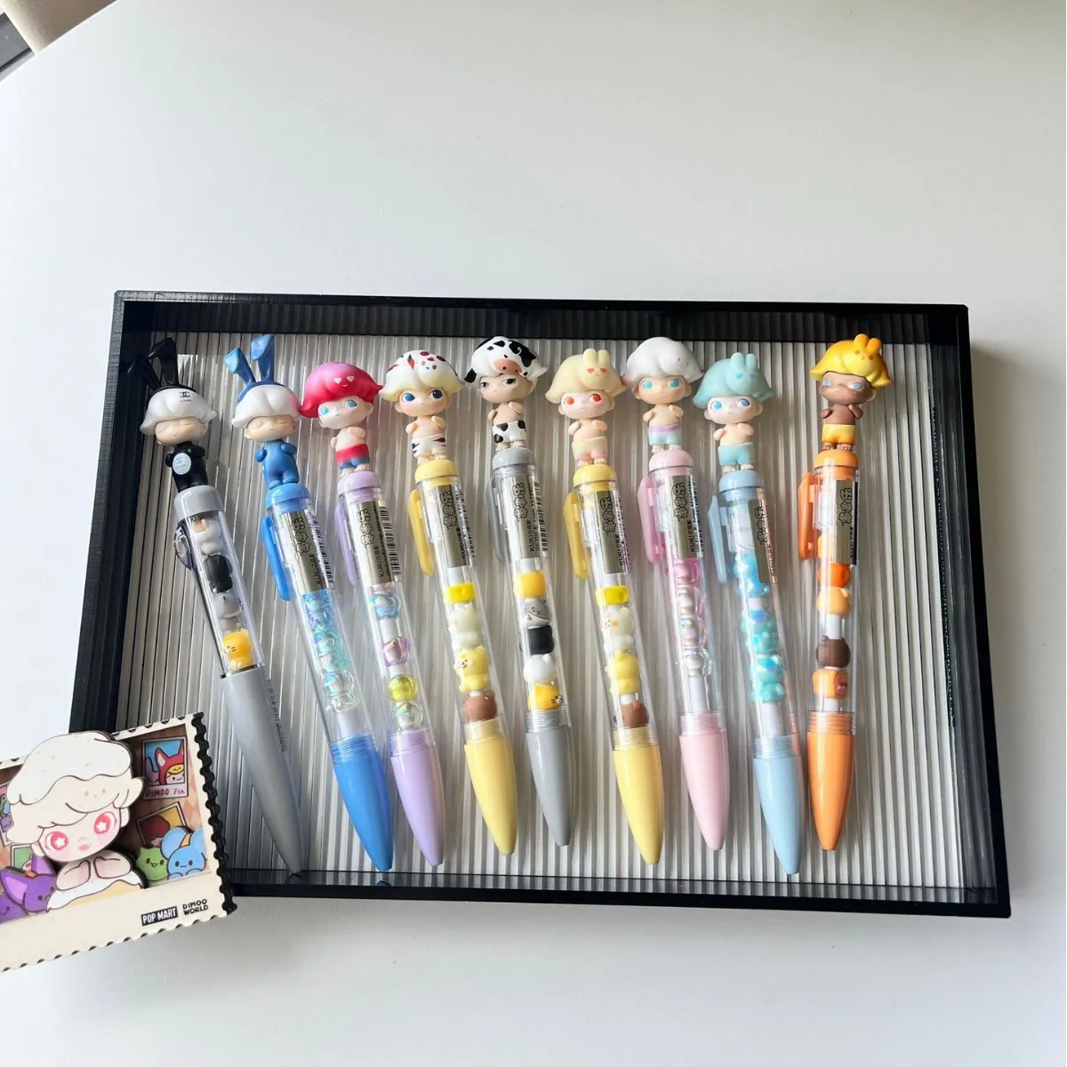 Серия Dimoo креативная Ручка DIY Fun Pen кролик плюшевый Флокированный милый школьные принадлежности рекламная ручка