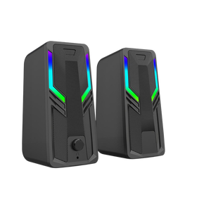 <strong>Portable</strong> RGB Light 3.5mm Gaming <strong>Speaker</strong> for Music and Video Computer Sound <strong>Speakers</strong> - Product Image 2