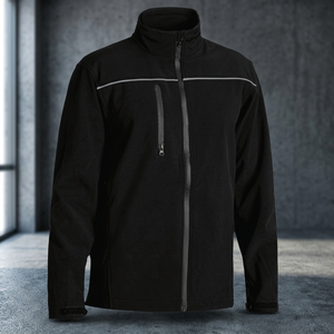 Solid Color Safari <b>Jacket</b> Men's Large Size <b>Waterproof</b> Zipper Closure Canvas Fabric Casual <b>Winter</b> - Product Image 3