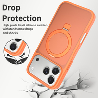Coque de téléphone magnétique personnalisée antichoc effet seconde peau avec support, finition mate douce de qualité supérieure pour iPhone 17 18 Pro Max – Vente en gros directe usine
